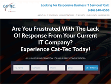 Tablet Screenshot of cat-tec.com